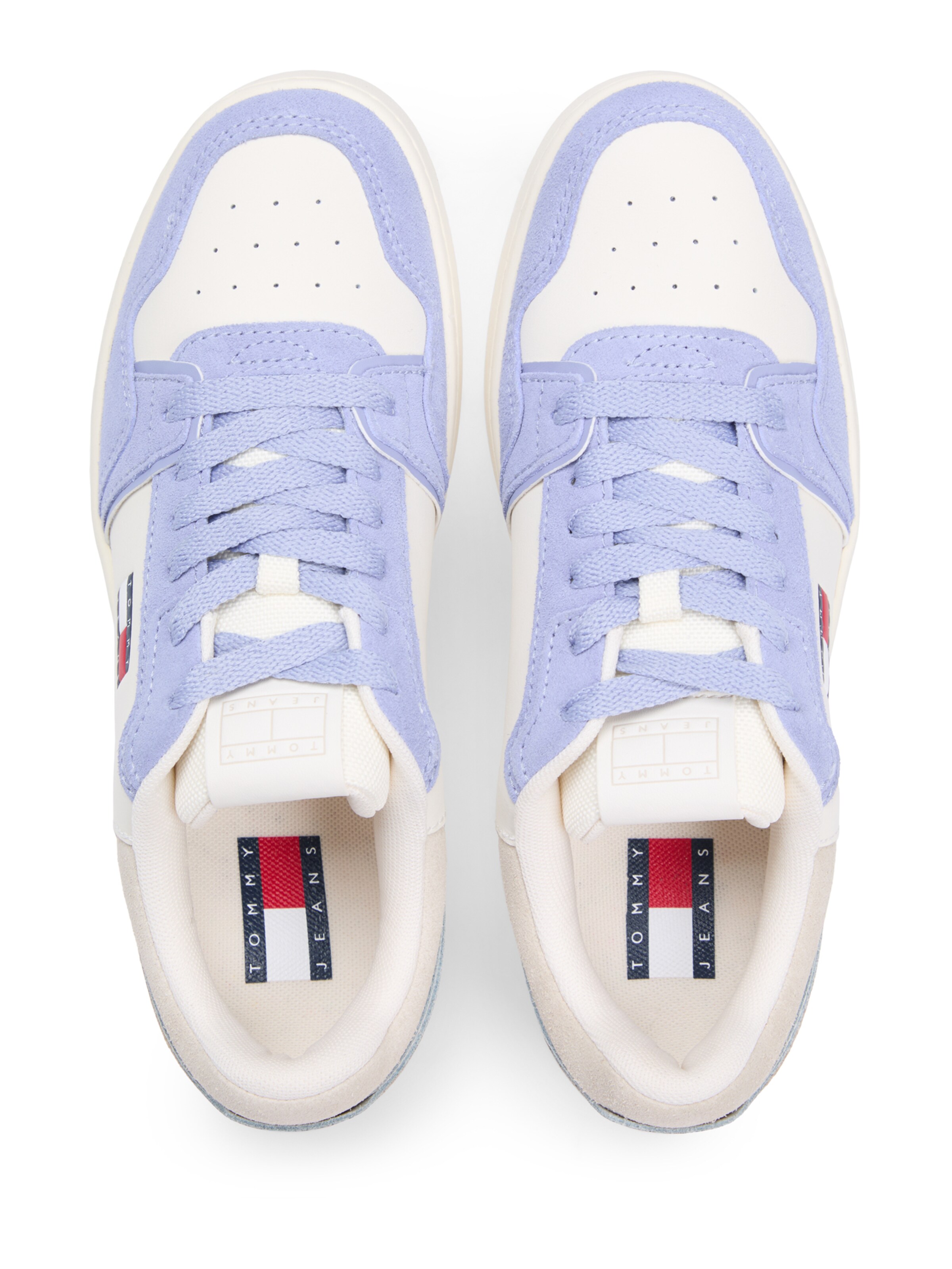 Tommy Jeans Низкие кроссовки 'RETRO BASKET' в Бежевый