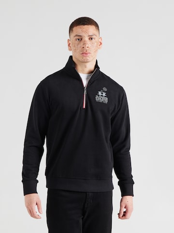 La Martina Mikina - Čierna: predná strana