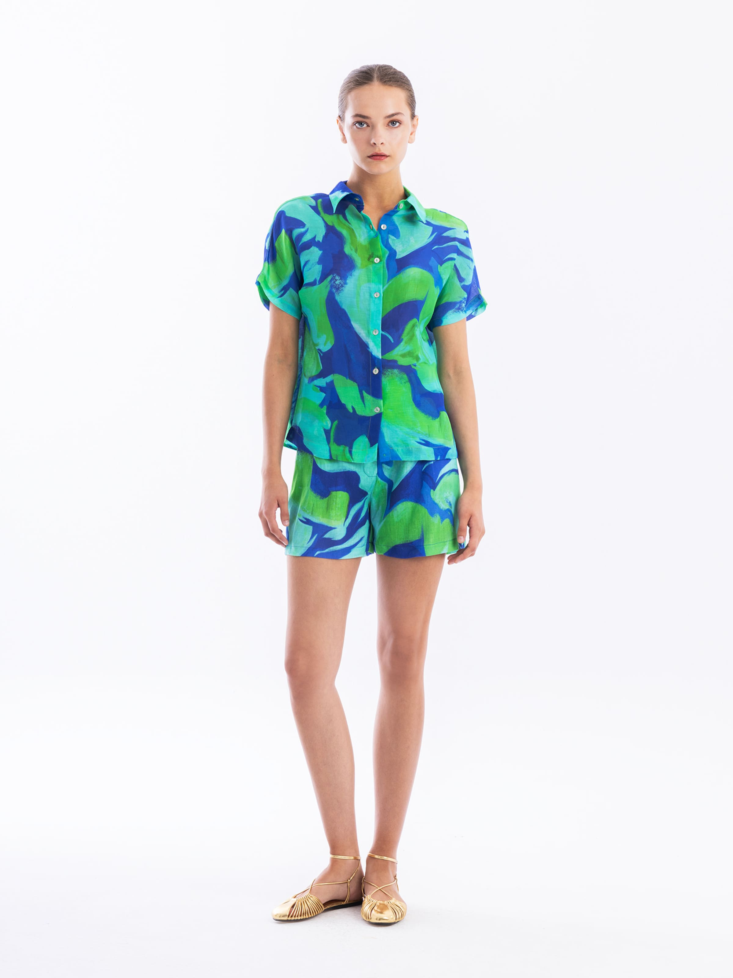 Maglietta 'Haris Cotton' di Haris Cotton in blu: frontale