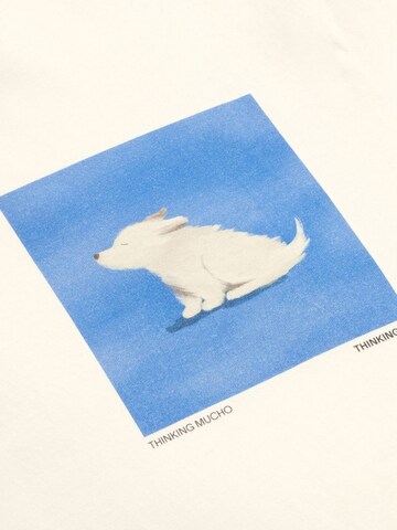 Thinking MU Regular fit T-shirt 'Zach' i vit