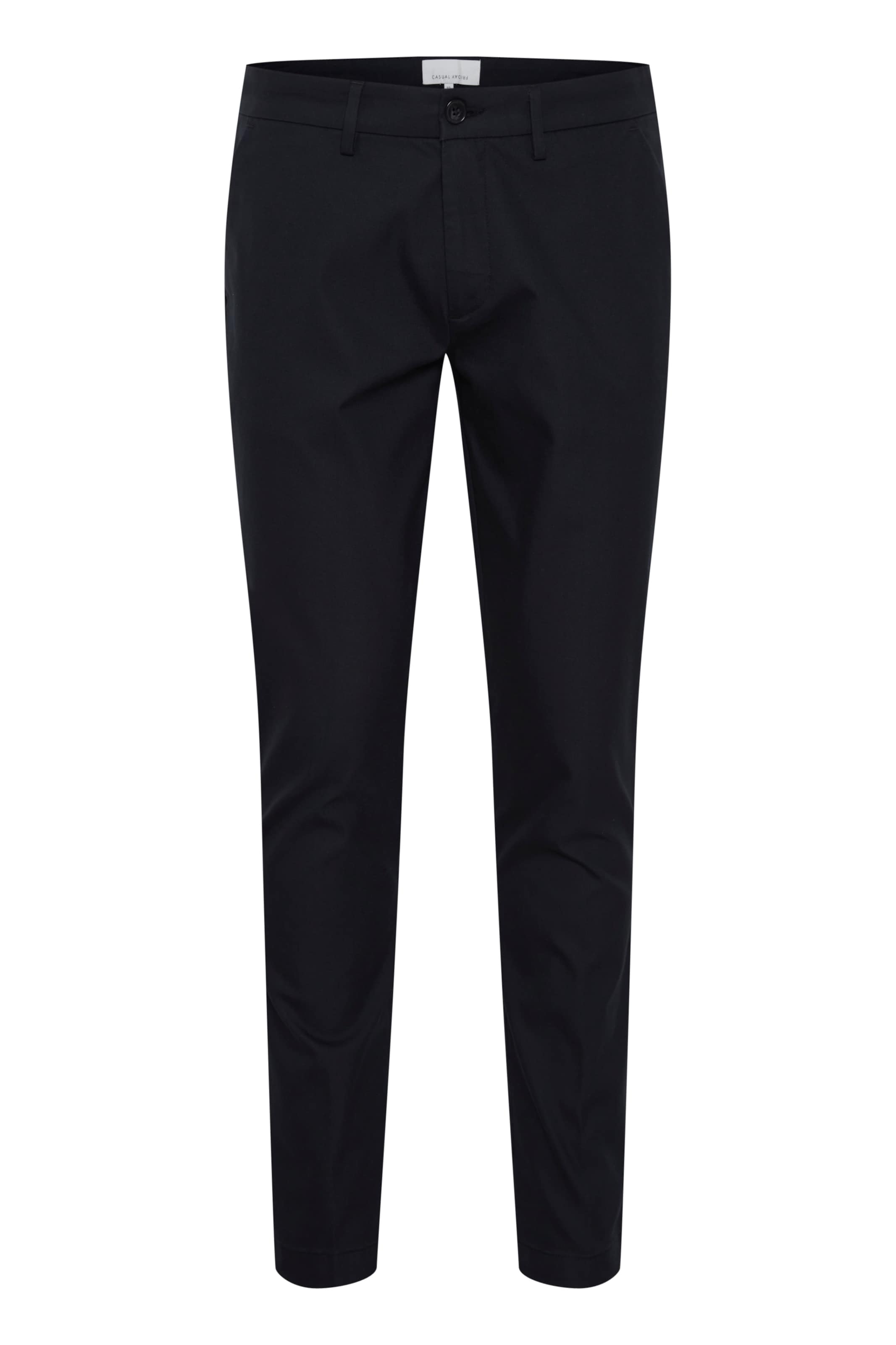 Casual Friday Chino 'Philip 2.0' in Zwart: voorkant