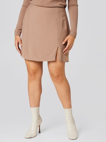 A LOT LESS Skirt 'Jaden' in Brown: front