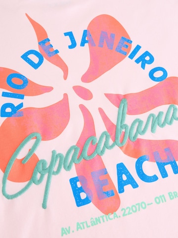Next Oversize t-shirt i rosa