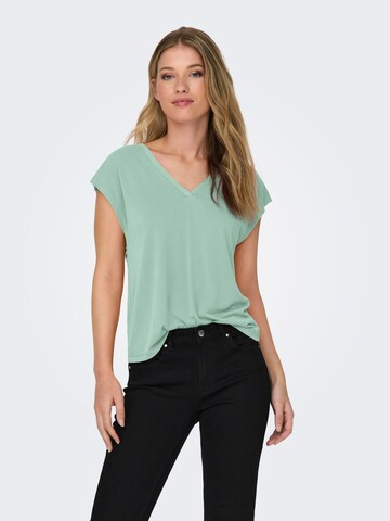 ONLY - Camisa 'Free' em verde: frente