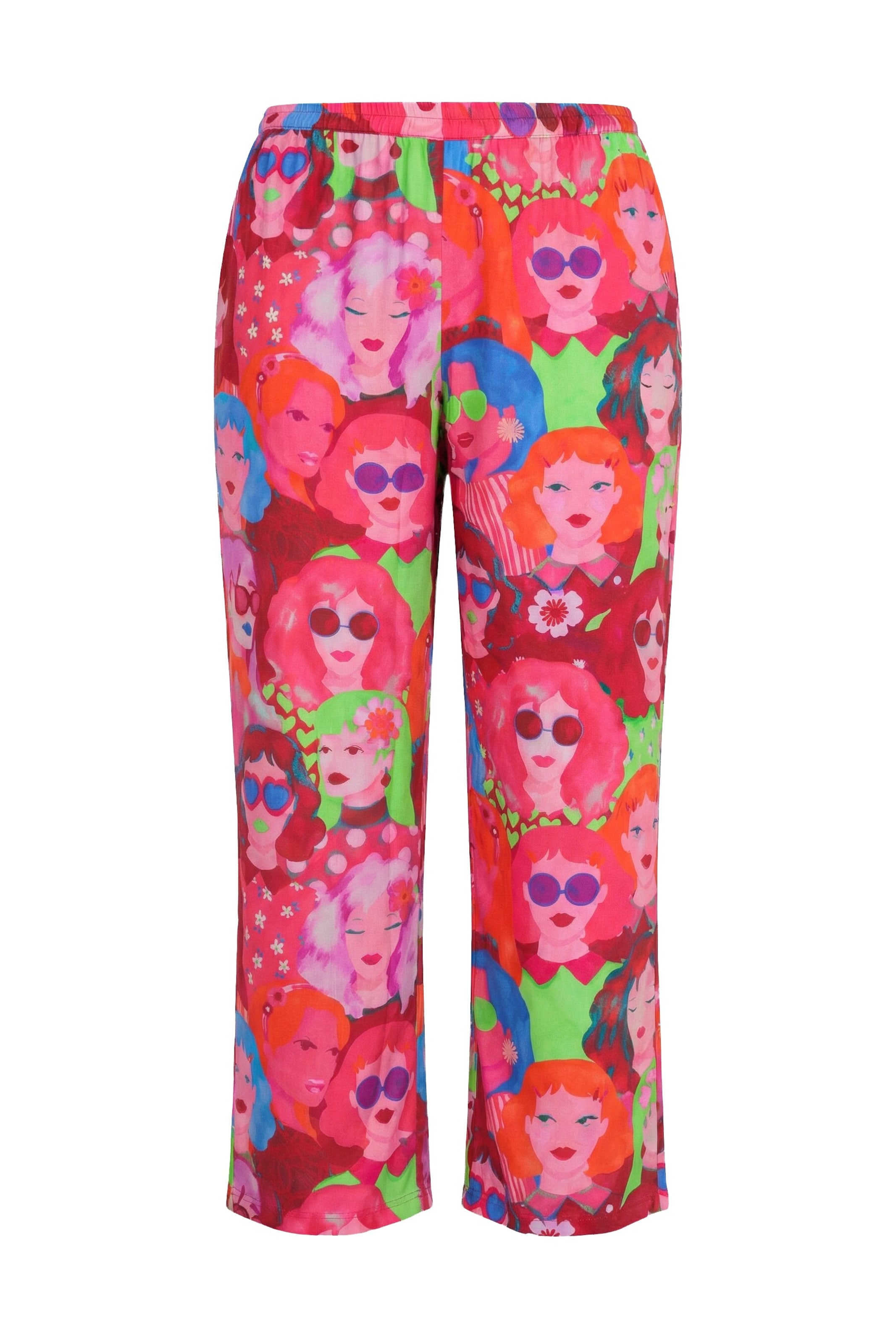 Angel of Style Regular Trousers in Red: front