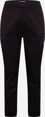 Calvin Klein Jeans Püksid, värv must: eest vaates
