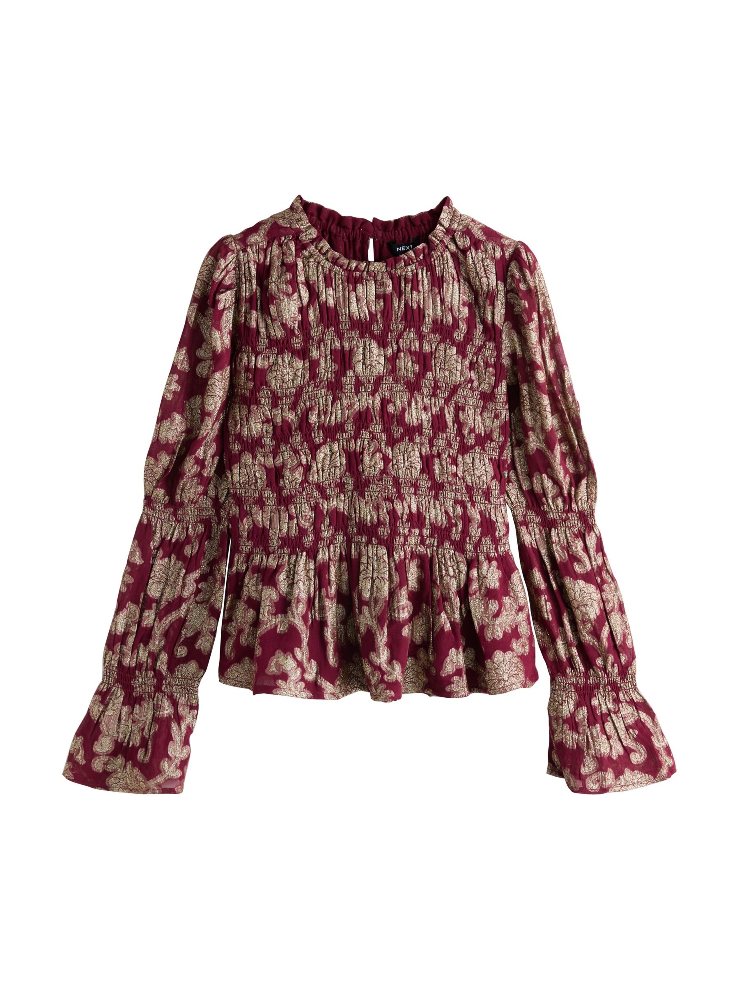 Next Blus i röd: framsida