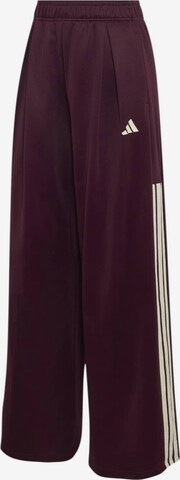 Pantaloni sport 'TIRO' de la ADIDAS SPORTSWEAR pe roșu: față