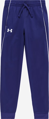 Tapered Pantaloni sportivi 'Pennant' di UNDER ARMOUR in blu: frontale