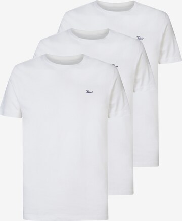 Petrol Industries - Camisa 'Sidney' em branco: frente