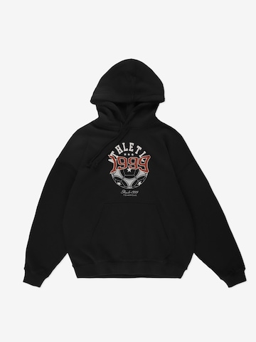 Prosto Sweatshirt 'Athletic' in Schwarz: Vorderseite