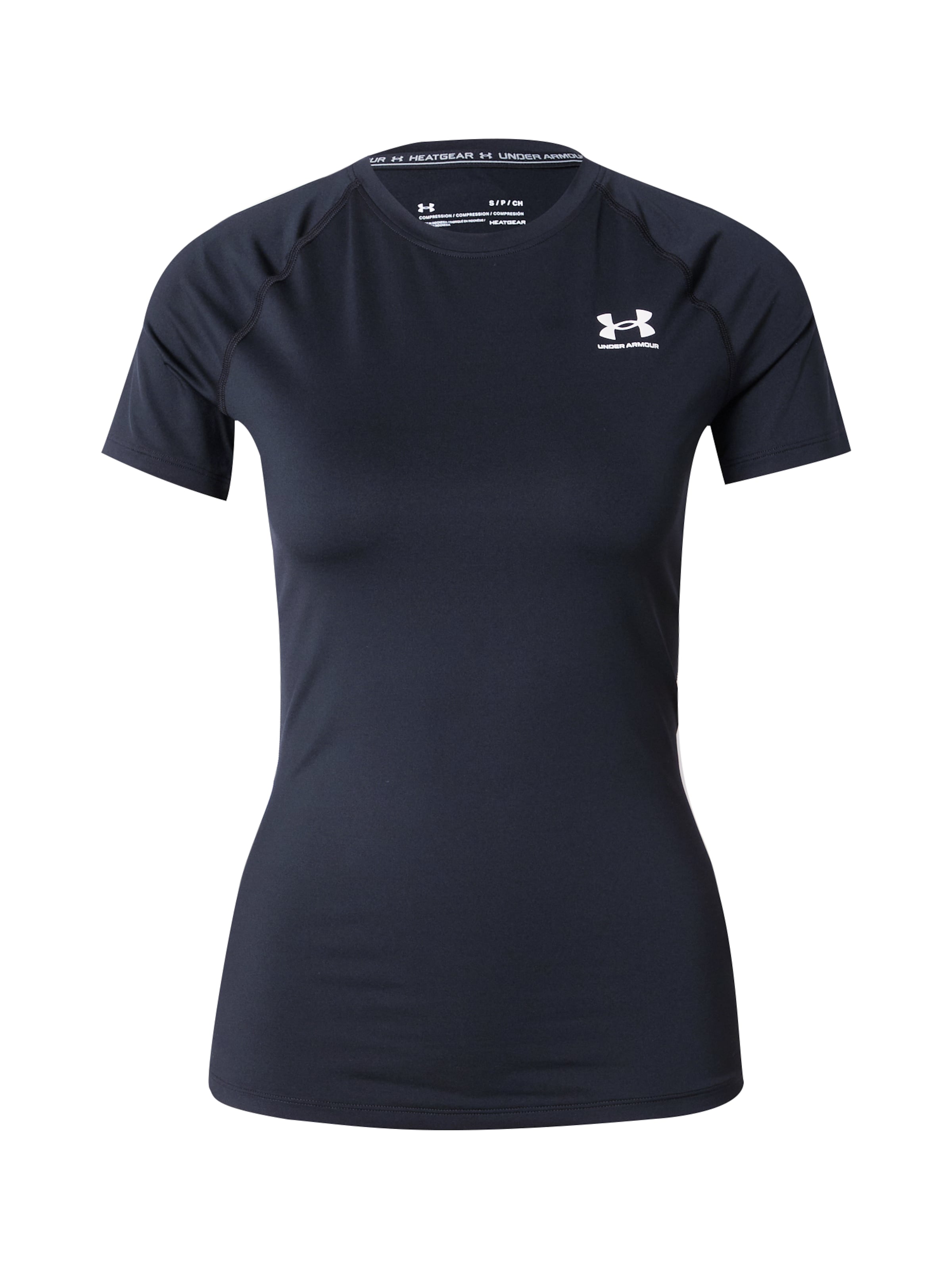 UNDER ARMOUR Performance shirt 'Authentics Comp' in Black: front