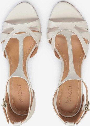 Kazar Strap Sandals in White