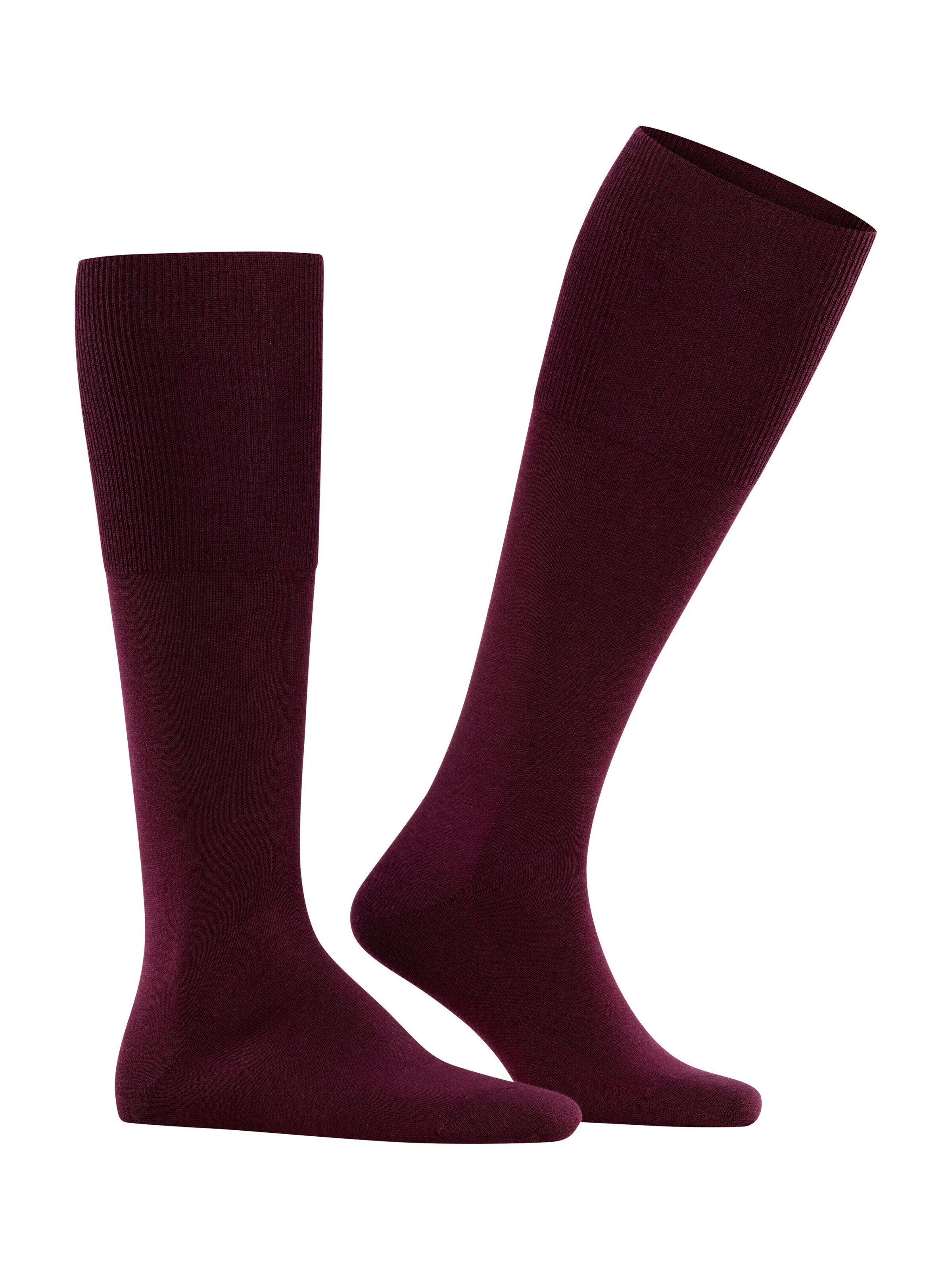 FALKE Knee High Socks 'Airport' in Red