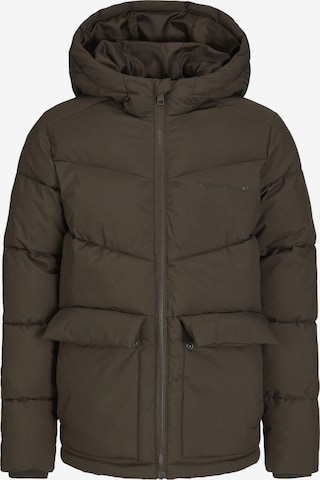 Jack & Jones Junior Tussenjas in Bruin: voorkant