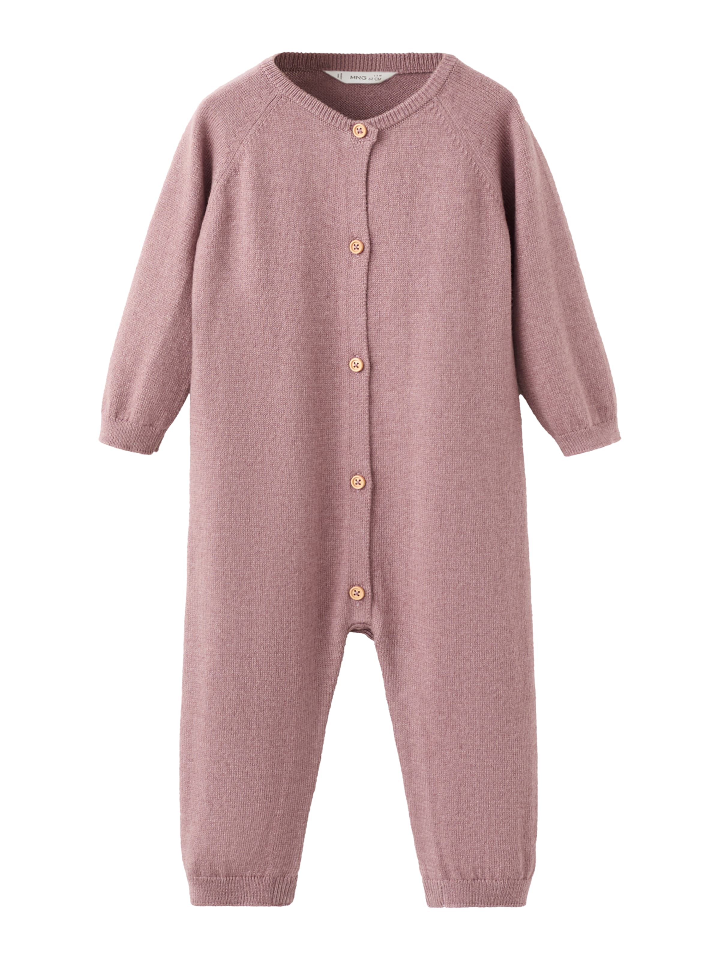 MANGO KIDS Overal 'PALE' – pink: přední strana