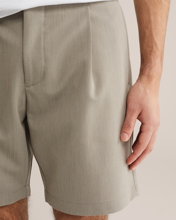 WE Fashion Свободный крой Брюки со складками в Серый