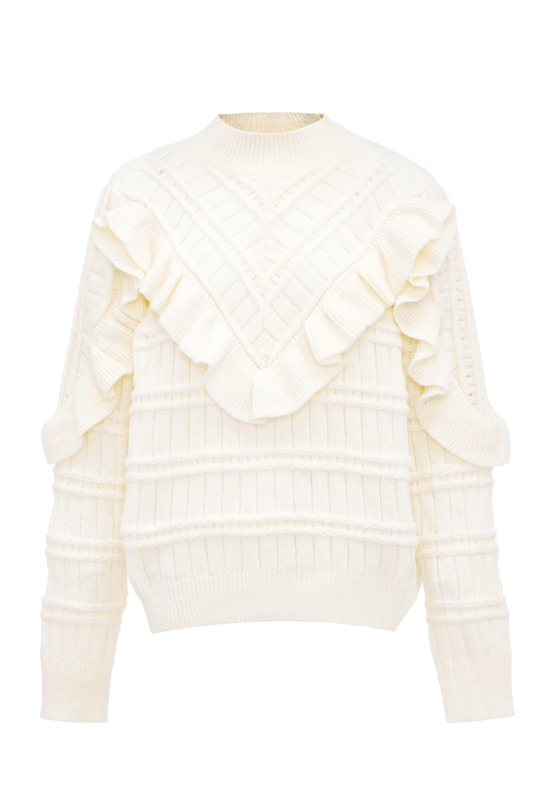 faina Свитер в Белый: спереди