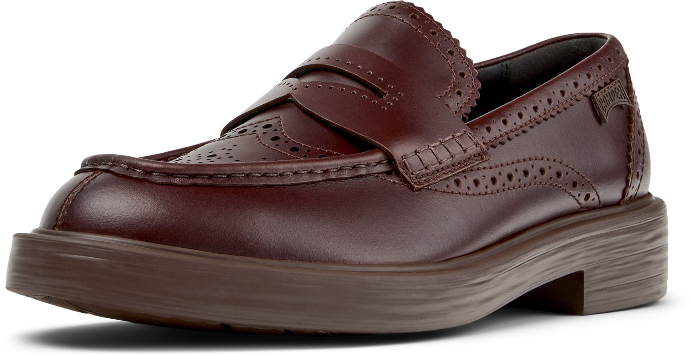 Chaussure à lacets 'Dean Twins' CAMPER en marron : devant