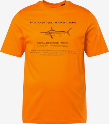 T-Shirt Boston Park en orange : devant