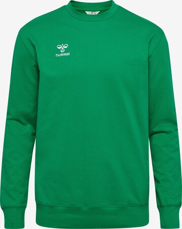 Hummel Sportsweatshirt 'GO 2.0' in Groen: voorkant