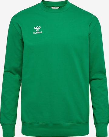 Hummel Athletic Sweatshirt 'GO 2.0' in Green: front