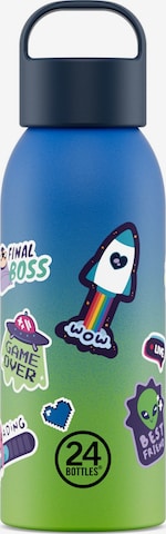 24Bottles Trinkflasche in Blau: Vorderseite