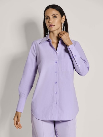 Chemisier MADELEINE en violet : devant