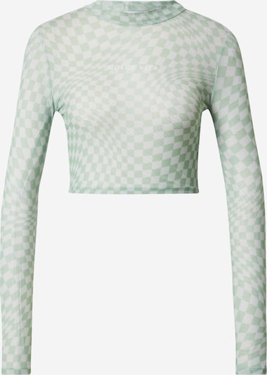 On Vacation Camisa em verde claro / branco, Vista do artigo