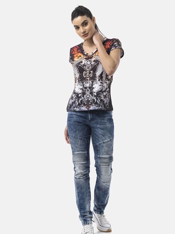 CIPO & BAXX T-Shirt 'WT383' in Schwarz