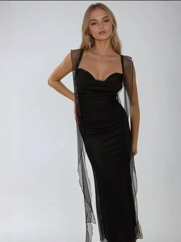 Hiccup Evening Dress in Black