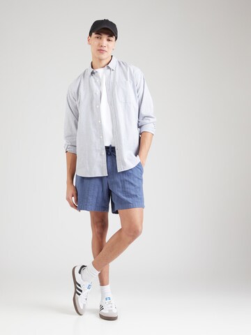 Abercrombie & Fitchregular Chino hlače - plava boja