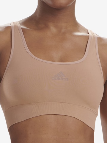 ADIDAS SPORTSWEAR Bustier Bustier ' SCOOP LOUNGE BRA ' in Beige: predná strana