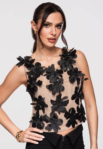 Ombre Top 'OW-TS-E0007' in Beige