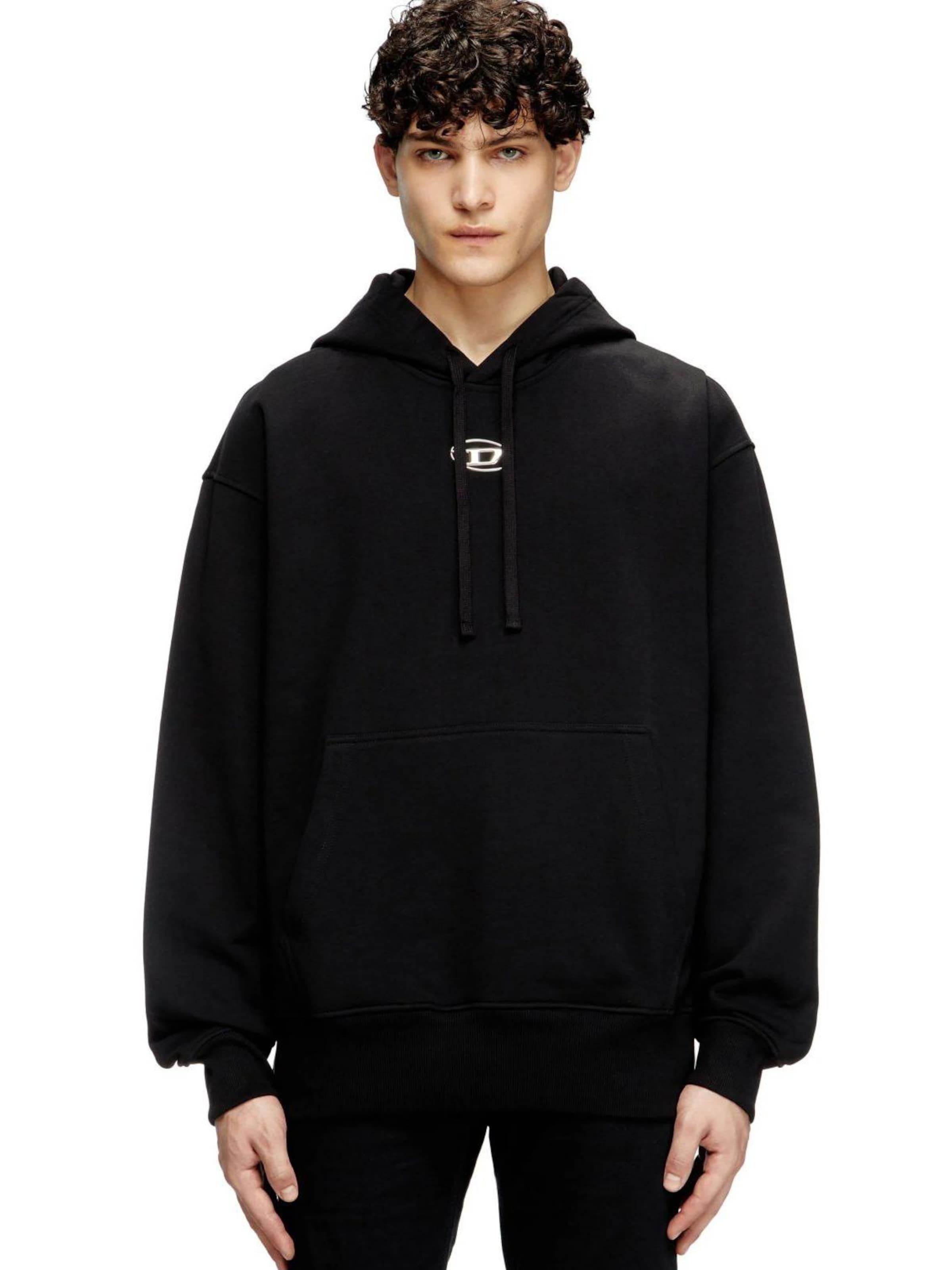 DIESEL Sweatshirt in Schwarz