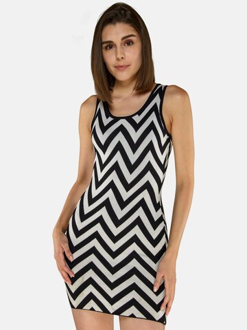 TOOche Dress 'ZigZag' in White: front