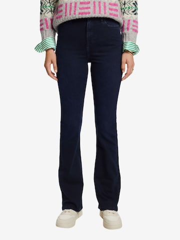 ESPRIT Flared Jeans in Blauw: voorkant