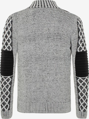 CIPO & BAXX Knit Cardigan in Grey