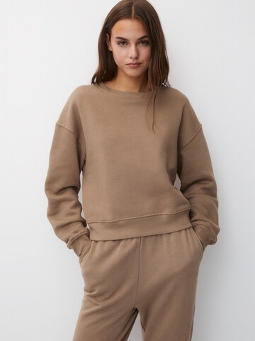 Pull&Bear Sweatsuit in Brown: front