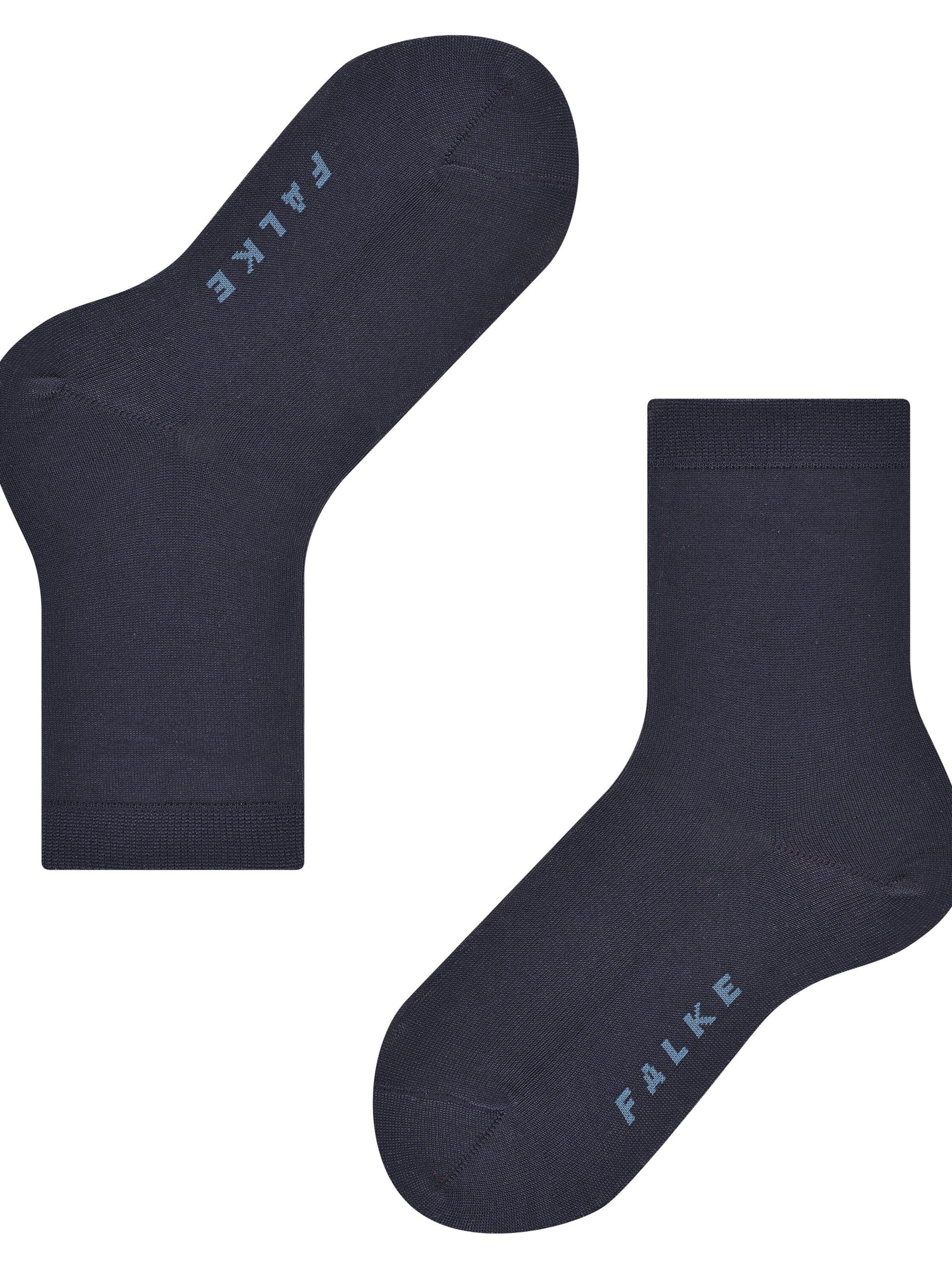 FALKE Socks 'Cotton Finesse' in Blue