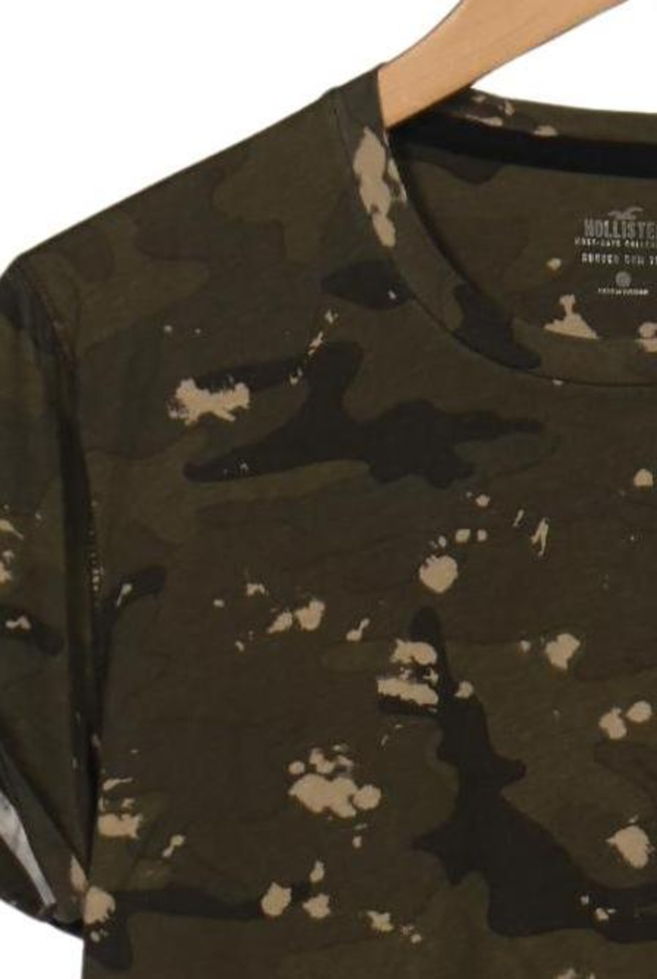 HOLLISTER Shirt in S in Green