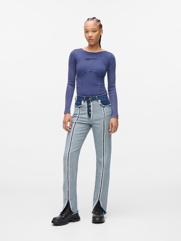 KARL LAGERFELD JEANS Κορμάκι-μπλουζάκι σε μπλε