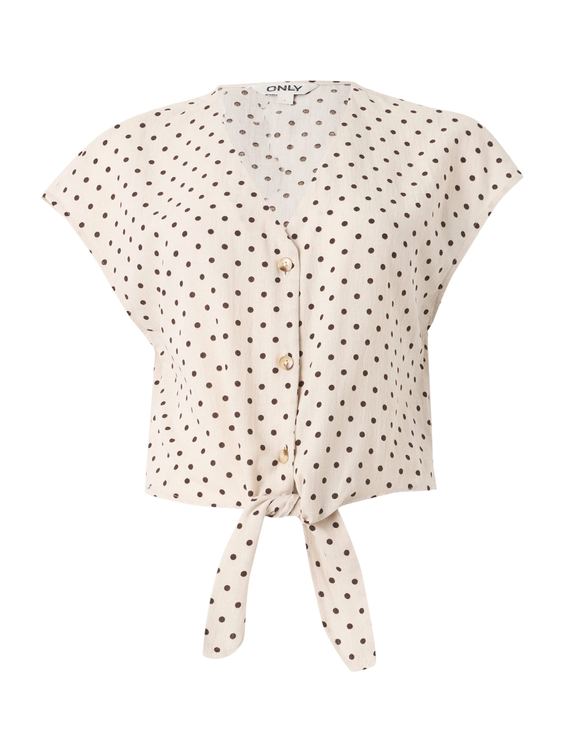 ONLY Blouse 'ONLEmmia' in Beige: front