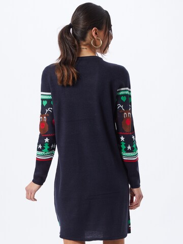mėlyna ONLY Megzta suknelė 'ONLXmas Vibe'