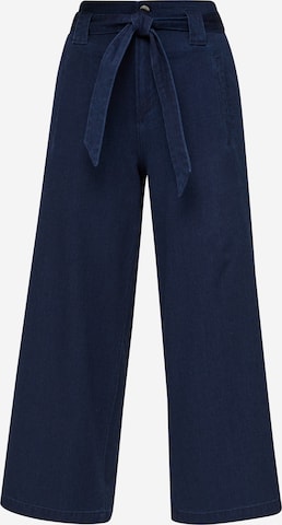 s.Oliver - Perna larga Calças de ganga em azul: frente