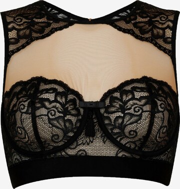 Marc & André Bra ' Retro Chic ' in Black: front