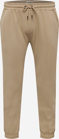 Tapered Pantaloni di Blend Big in beige: frontale