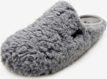 thies Mules 'thies 1856 ® Rec Fluffy Slipper' in Grey: front
