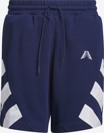 Loosefit Pantalon de sport 'Anthony Edwards Foundation' ADIDAS PERFORMANCE en bleu : devant