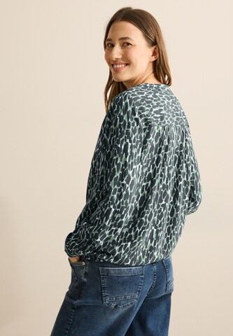 CECIL Gemusterte Bluse in Grün